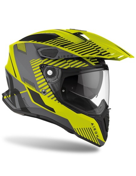 AIROH COMMANDER BOOST HELM GELB MATT