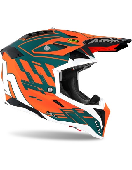 CASQUE AIROH AVIATOR 3 RAMPAGE ORANGE MATT