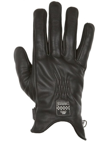 DAMEN LEDERHANDSCHUHE HELSTONS SCHWALBE SCHWARZ