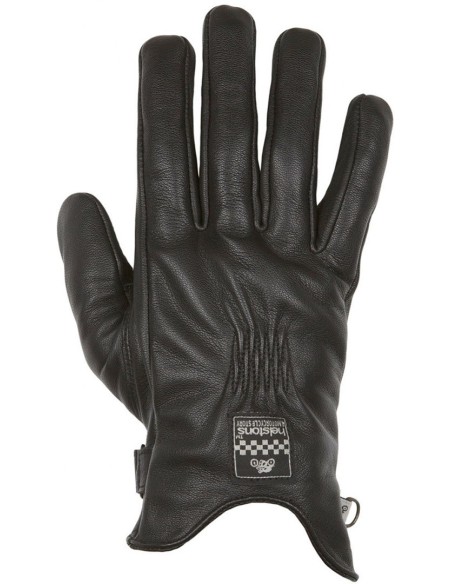 DAMEN LEDERHANDSCHUHE HELSTONS SCHWALBE SCHWARZ
