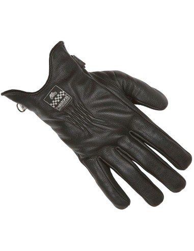 DAMEN LEDERHANDSCHUHE HELSTONS SCHWALBE SCHWARZ