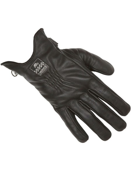 WOMEN'S LEATHER GLOVES HELSTONS SWALLOW BLACK