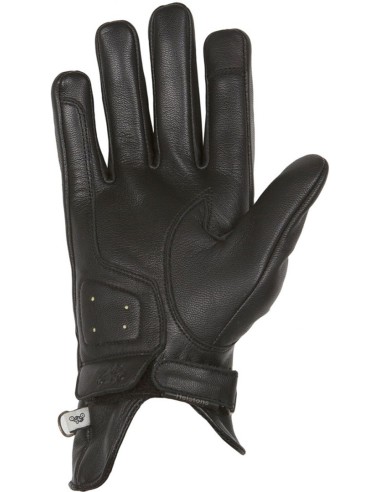 DAMEN LEDERHANDSCHUHE HELSTONS SCHWALBE SCHWARZ