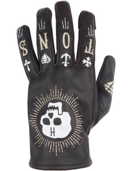 HELSTONS KUSTOM GANTS EN CUIR NOIR