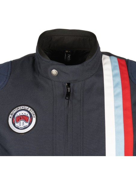 HELSTONS HAMILTON AIR WP BLUE JACKET