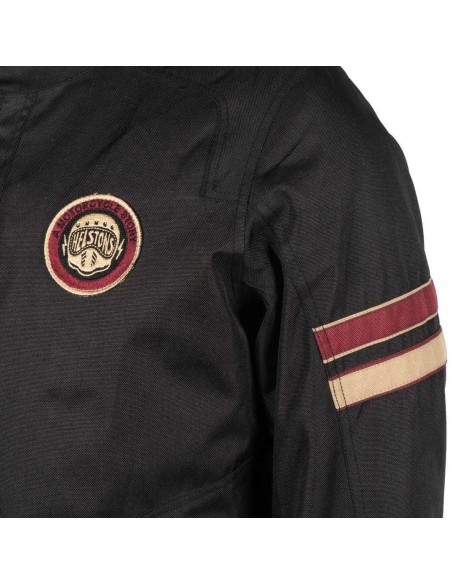 CHAQUETA NEGRA HELSTONS ELRON