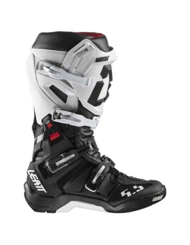 BOTTES LEATT 5.5 FLEXLOCK BLANC NOIR