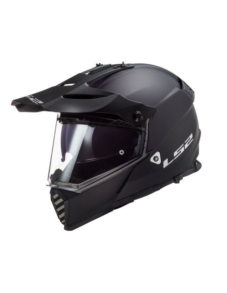 LS2 CASCO MX436 PIONEER EVO SOLID MATE BLACK
