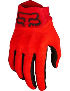 GLOVES FOX BOMBER LT CE FLUORESCENT RED