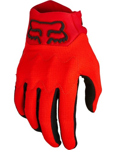 GLOVES FOX BOMBER LT CE FLUORESCENT RED