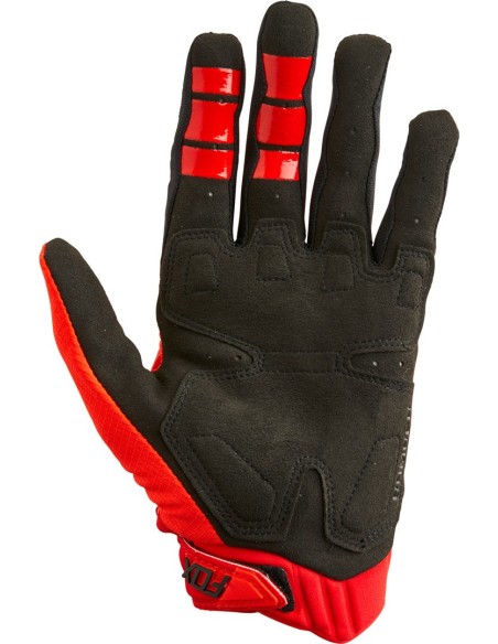 GLOVES FOX BOMBER LT CE FLUORESCENT RED