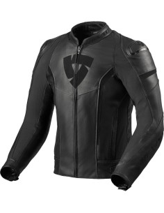 REV'IT GLIDE VINTAGE SCHWARZE LEDERJACKE