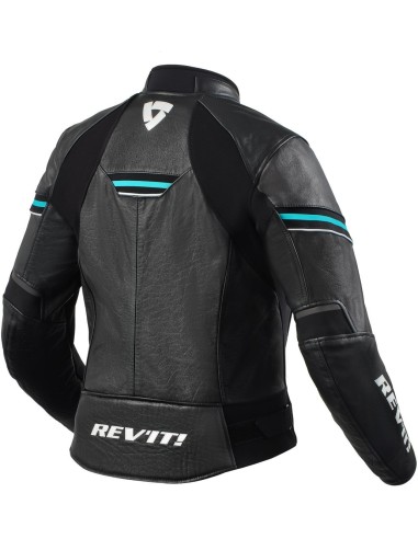 DAMES REVIT MEDIAN NOIR TURQUOISE VESTE