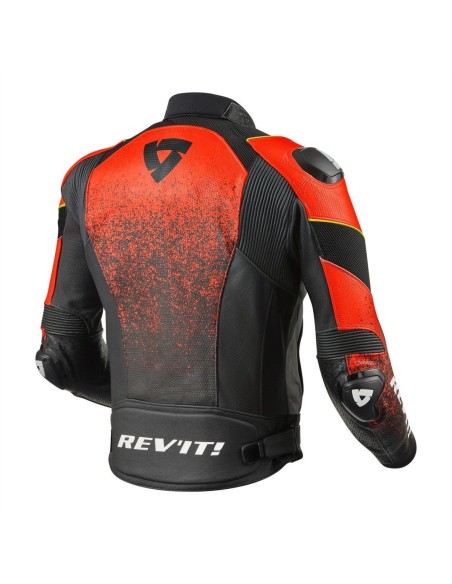 REVIT QUANTUM AIR JACKET NOIR ROUGE