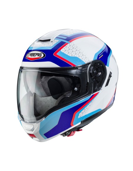 CABERG LEVO SONAR HELM WEISS BLAU ROT