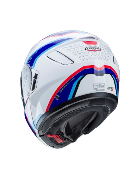 CABERG LEVO SONAR HELM WEISS BLAU ROT