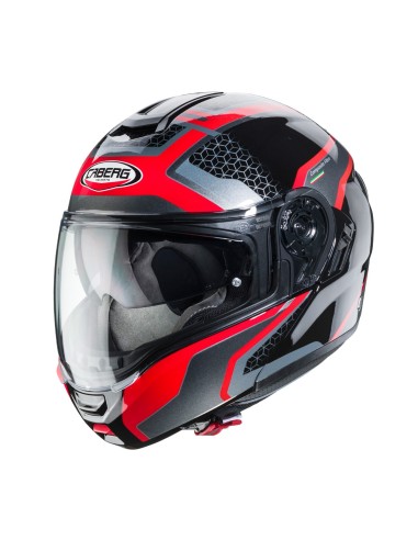 CABERG LEVO SONAR SCHWARZ ROT ANTHRAZIT HELM