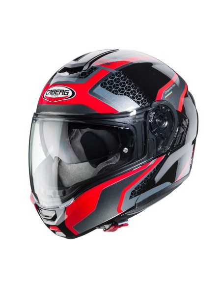 CABERG LEVO SONAR NEGRO ROJO ANTRACITA CASCO