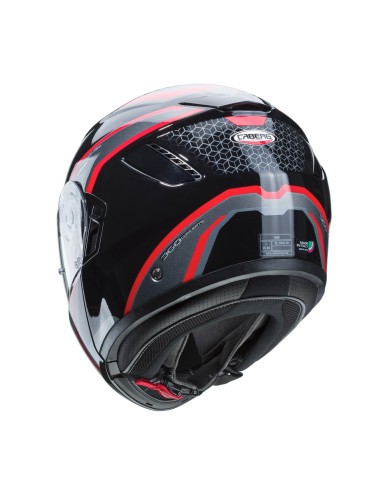 CABERG LEVO SONAR NEGRO ROJO ANTRACITA CASCO