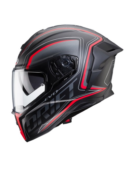 CABERG DRIFT EVO INTEGRA NE GRI ROT HELM