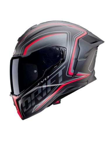 CASCO CABERG DRIFT EVO INTEGRA NE GRI ROJO