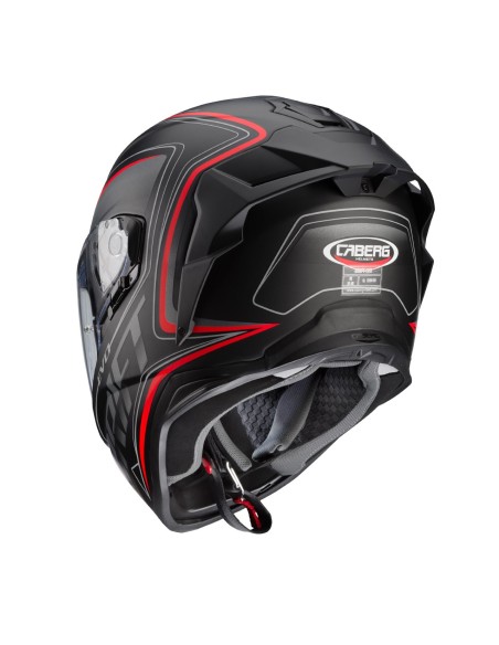 CABERG DRIFT EVO INTEGRA NE GRI RED HELMET