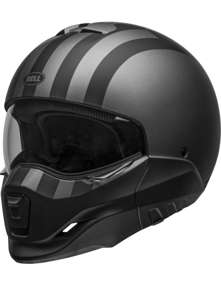 BELL BROOZER FREE RIDE CASCO GRIS MATE NEGRO