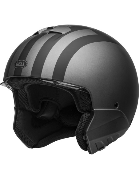 CASQUE BELL BROOZER FREE RIDE MATT GREY BLACK
