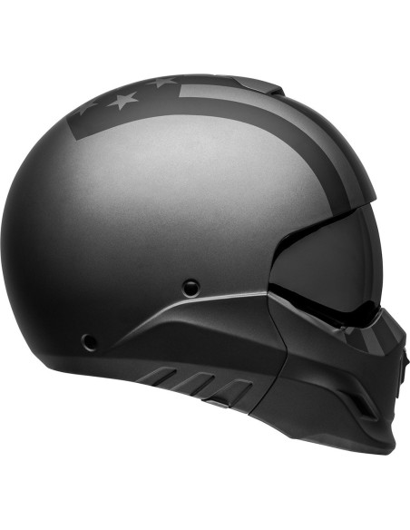BELL BROOZER FREE RIDE CASCO GRIS MATE NEGRO