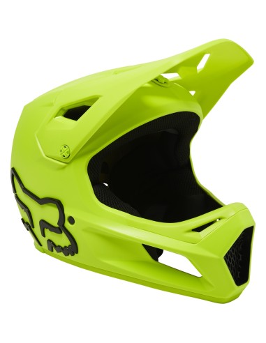 CASCO MTB FOX RAMPAGE CE AMARILLO FLUORESCENTE