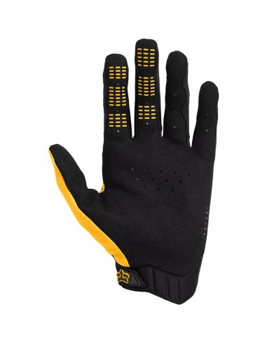 FOX 360 SUPR TRIK LE SCHWARZ GELB HANDSCHUHE