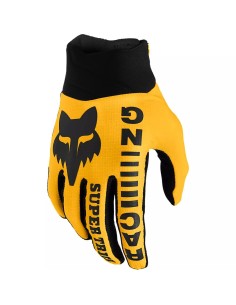 FOX 360 SUPR TRIK LE BLACK YELLOW GLOVES