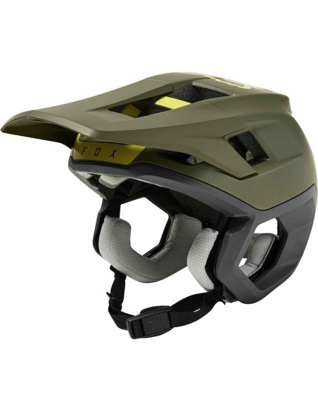 CASQUE MTB FOX DROPFRAME PRO VERT OLIVE