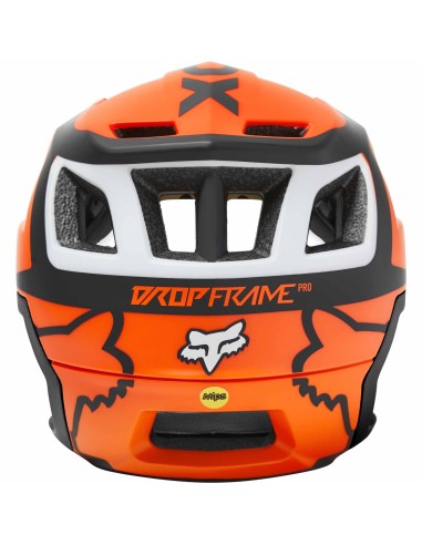 MTB HELM FOX DROPFRAME PRO DVIDE FLUO ORANGE