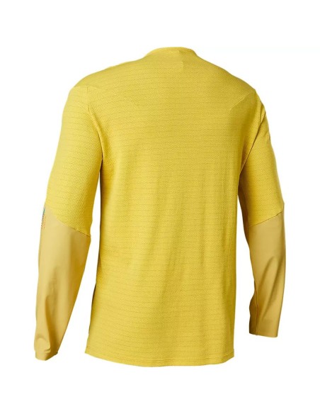 FOX FLEXAIR PRO LS PEAR YELLOW MTB JERSEY