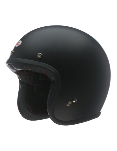 CASCO BELL CUSTOM 500 NEGRO MATE SÓLIDO