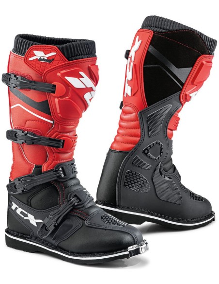 BOTAS TCX X-BLAST NEGRO ROJO