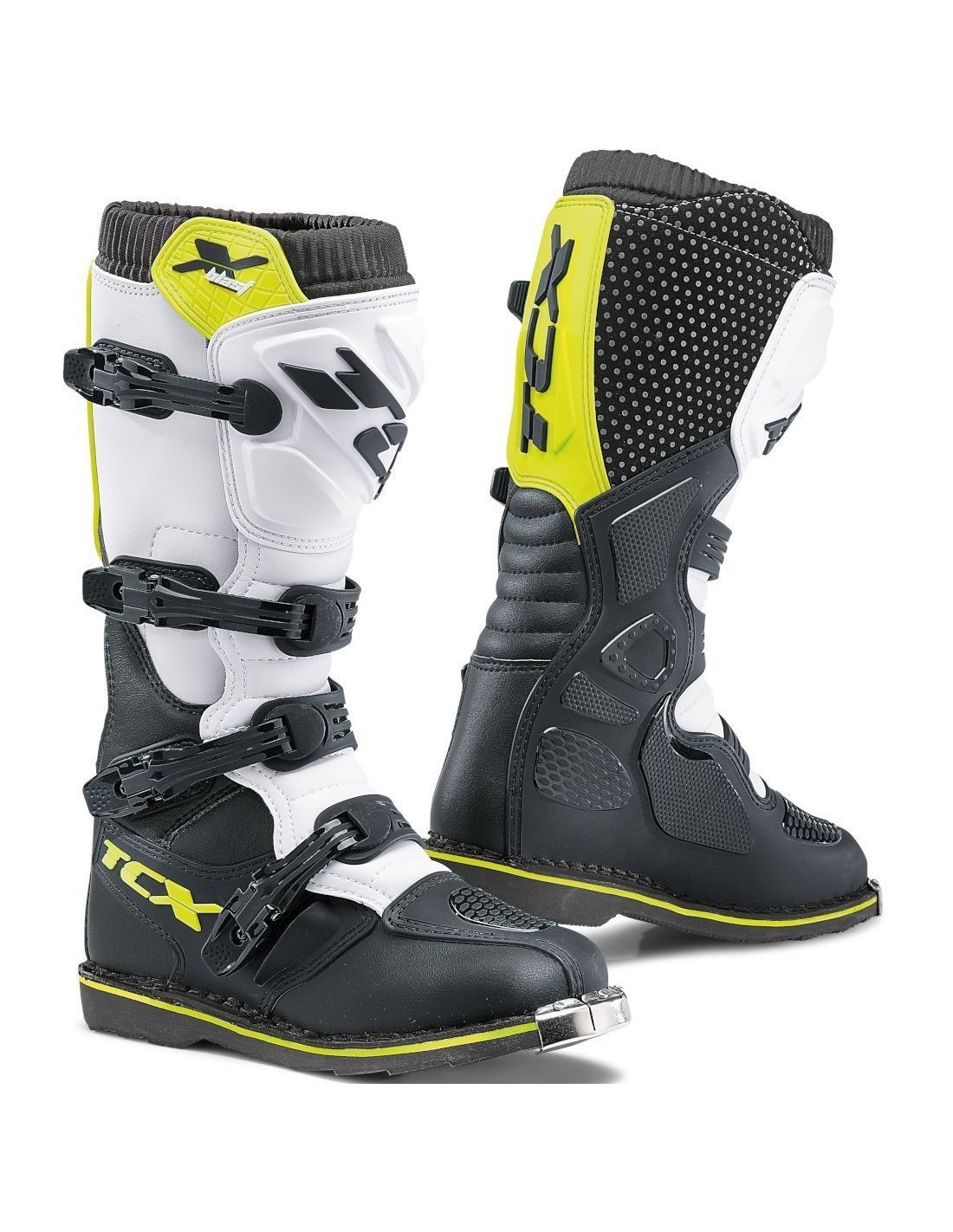 BOOTS TCX X-BLAST BLACK WHITE YELLOW 