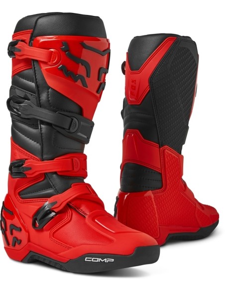 FOX COMP MX23 FLUORESCENT RED BOOTS