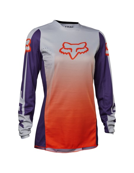MAILLOT FOX 180 LEED ORANGE FLUORESCENT POUR FEMME