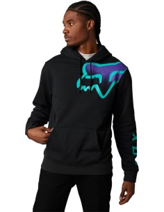 FOX PULLOVER SWEATSHIRT TOXSYK SCHWARZ