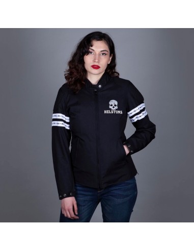 HELSTONS TARGA NOIR BLANC VESTE POUR FEMMES