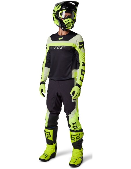 MAILLOT FOX FLEXAIR EFEKT JAUNE FLUORESCENT