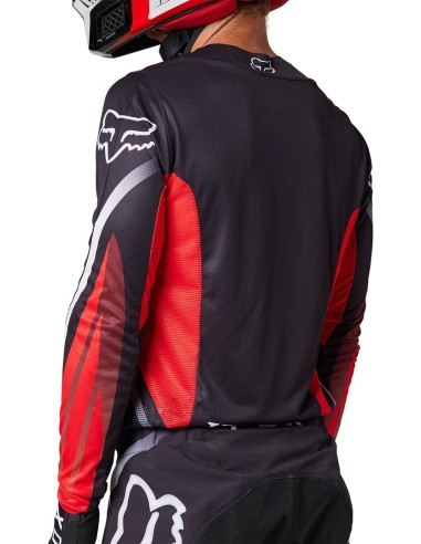 MAILLOT FOX FLEXAIR HONDA ROUGE NOIR BLANC