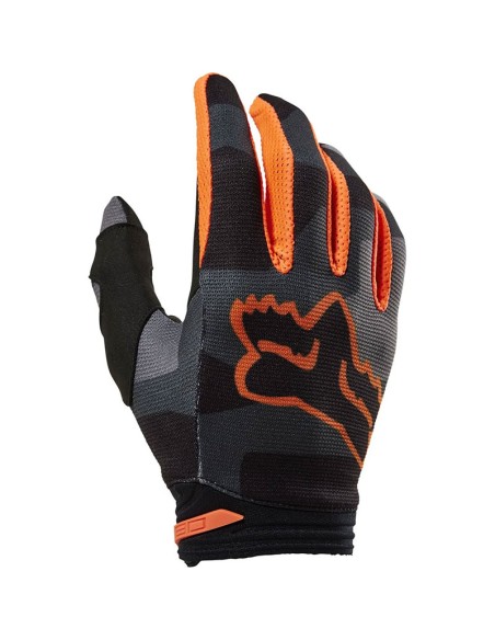 FOX 180 BNKR GREY CAMO GLOVES