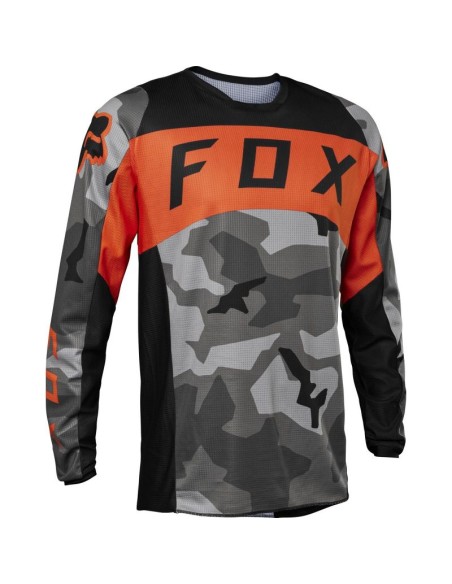 MAILLOT FOX 180 BNKR GRIS CAMO