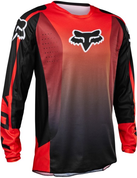 MAILLOT FOX 180 LEED ROJO FLUORESCENTE