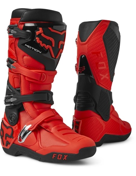 FOX MOTION FLUORESZIERENDE ROTE STIEFEL