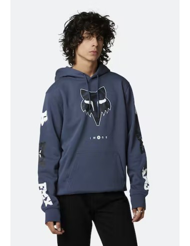 FELPA FOX PULLOVER NUKLR HEAD DEEP COBALT
