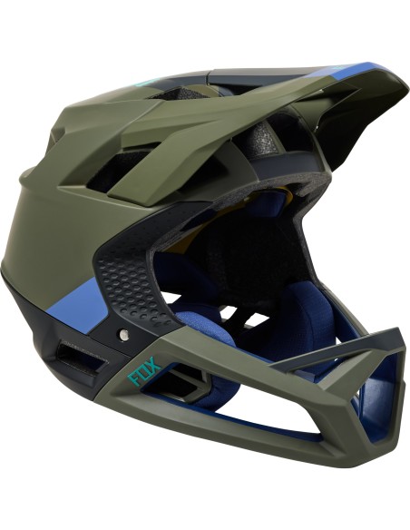 FOX PROFRAME BLOCKIERT OLIVGRÜN MTB-HELM